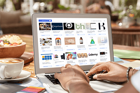 Possum's Links dashboard showing organized bookmarks with visual thumbnails